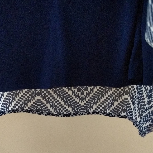 NWoT Target Chevron Printed Cold Shoulder Dress - Picture 7 of 8